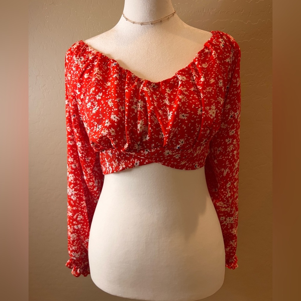 Red blouse from Windsor. Worn once.